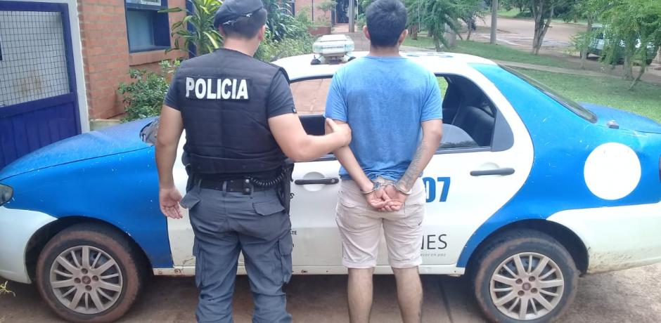 Joven preso por un hecho de robo calificado