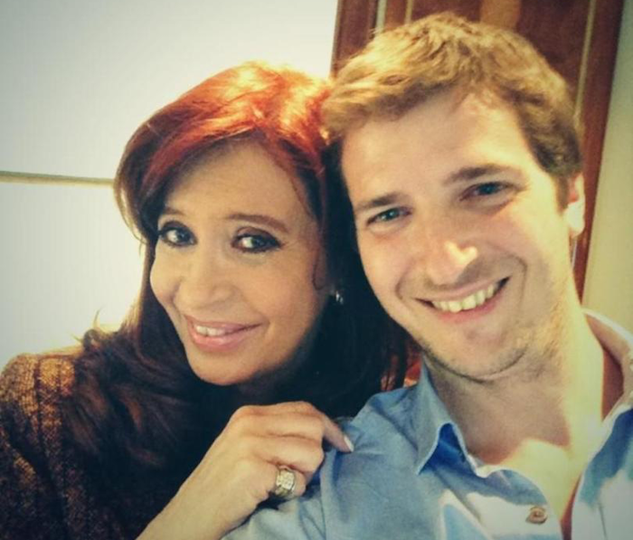 Barrios Arrechea con los ministros del Presidente Fernandez