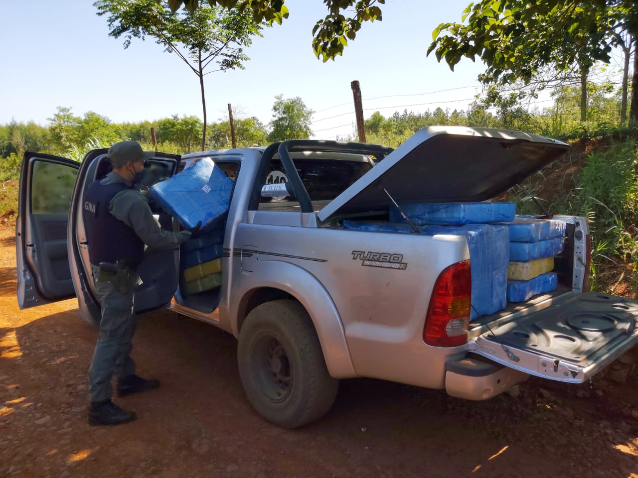 Incautan una tonelada de marihuana con una valuación de 1500 millones de pesos