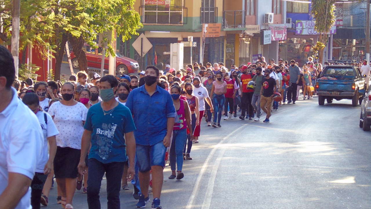 Masiva jornada nacional del Polo Obrero por vacunas, alimentos y trabajo