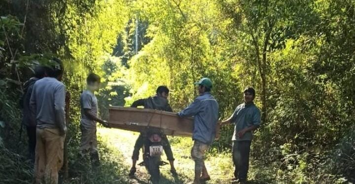 Fuerte repudio por el abandono del féretro de la Cacique de la Comunidad