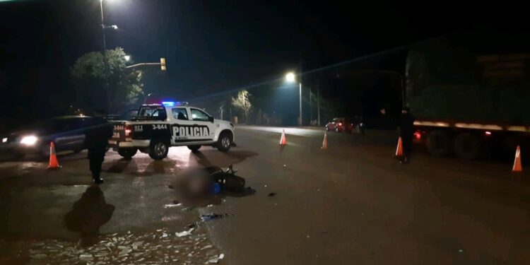 Motociclista de 14 años murió tras una colisión en Wanda