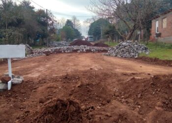 Barrio 20 de Junio: Se comenzó a trabajar en la calle principal