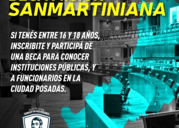 Lanzaron la beca «Misión Sanmartiniana» que busca incentivar en los jóvenes la participación y formación política