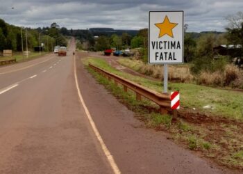 Eldorado: Robaron el cartel «Estrella Amarilla» que se iba a inaugurar sobre la Ruta Nacion 12