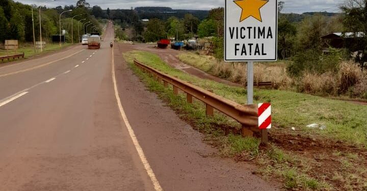 Eldorado: Robaron el cartel «Estrella Amarilla» que se iba a inaugurar sobre la Ruta Nacion 12