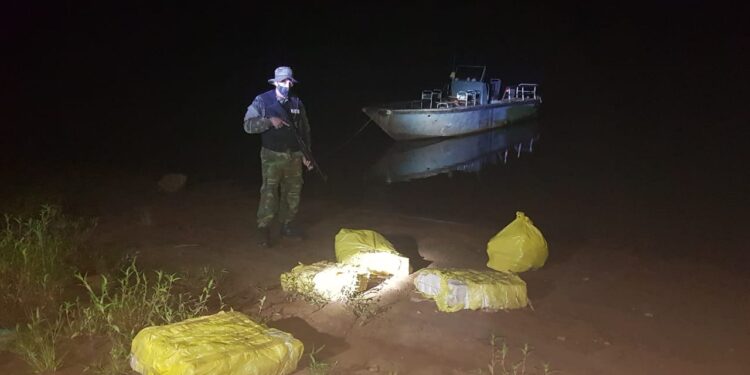 Prefectura decomisó casi 110 kilos de marihuana en la localidad de Mado