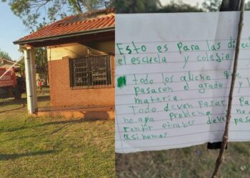 No pasaron de grado y quemaron una escuela