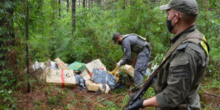 Secuestraron mas de tres mil kilos de marihuana en cercanía de Eldorado