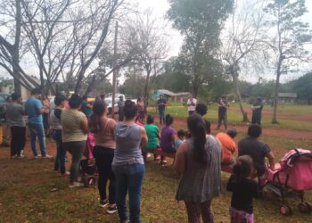Santa Rosa de Lima: Reunión de los vecinos con la empresa de ETCE