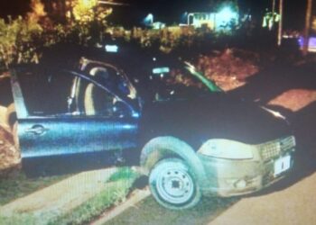 Wanda: tras un enfrentamiento armado, la Policía detuvo a un delincuente a bordo de una camioneta robada
