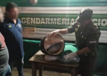 Pasajero transportaba cannabis en bombos a bordo de un colectivo