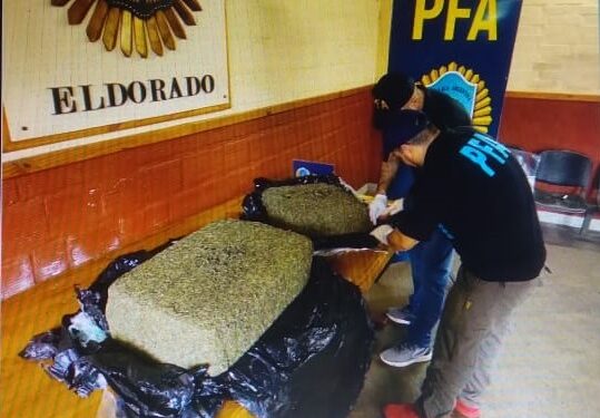 Eldorado: Policía Federal Argentina Incauta 657 Kilos de Marihuana