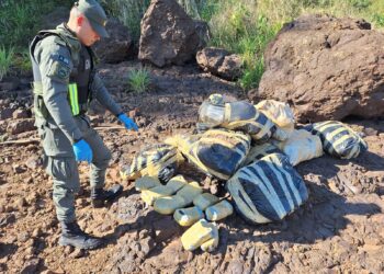 Pto. Piray: Gendarmería secuestró 322 kilos de marihuana