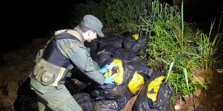 Eldorado: Gendarmes evitaron el tráfico de más de 500 kilos de marihuana