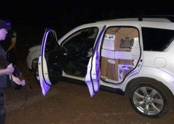 Operativo en Ruta 17: Camioneta Cargada de Cigarrillos Paraguayos se Da a la Fuga y Abandonan el Vehículo
