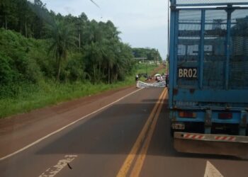 Corte de Ruta Nacional 12 y Tránsito Pesado afectado a la altura del kilómetro 6