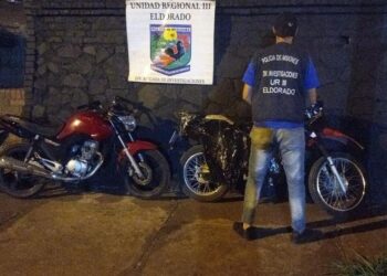 Recuperaron en Misiones dos motocicletas que fueron robadas en Buenos Aires y enviadas por encomienda