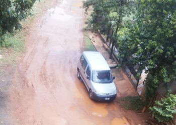 Vecinos alarmados por el mal estado de la Calle Arroyo Taruma en el Km 8
