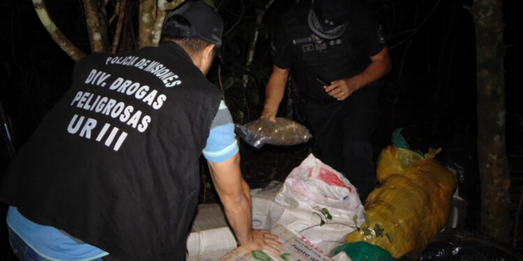 Secuestraron más de 8 mil millones en droga acopiada en un paraje rural de 9 de Julio