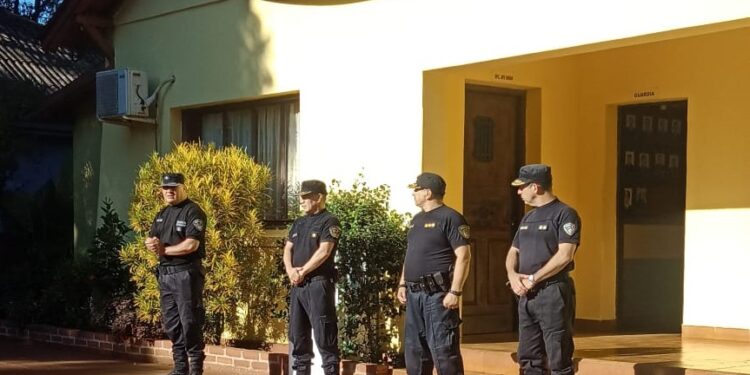 URIII Eldorado: El Comisario Inspector Miguel Alfredo Valenzuela asume como Segundo Jefe y el Comisario Miguel Mendoza se dirige a la Guardia Urbana Municipal