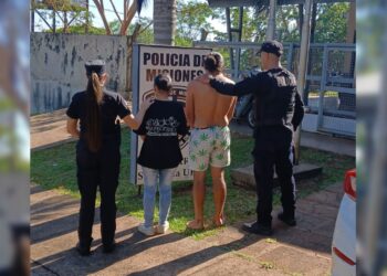 Mujer policía intentó robar un celular con su novio y fue detenida en Posadas
