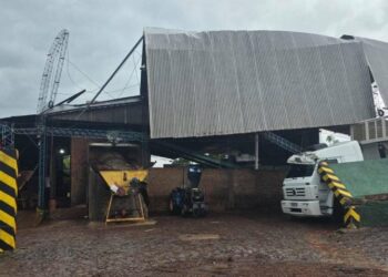 Fuerte temporal azotó la zona centro de Misiones: voladuras de techos, árboles caídos y cortes de energía