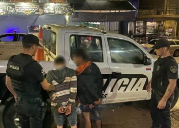 Dos asaltantes fueron capturados cuando intentaban cometer un robo en Eldorado