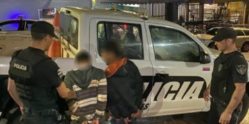 Dos asaltantes fueron capturados cuando intentaban cometer un robo en Eldorado