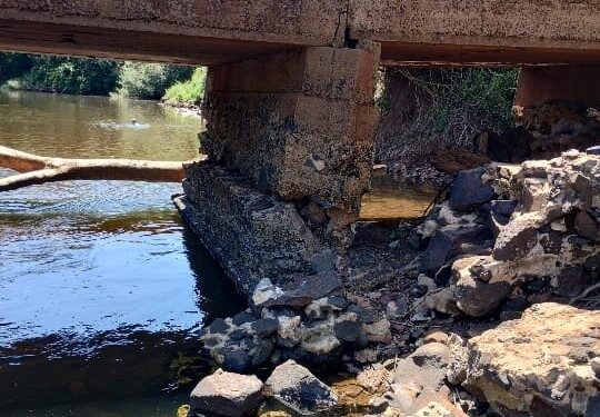 Alerta en 9 de Julio: Productores advierten riesgo de colapso en puente estratégico sobre el Arroyo Piray Miní